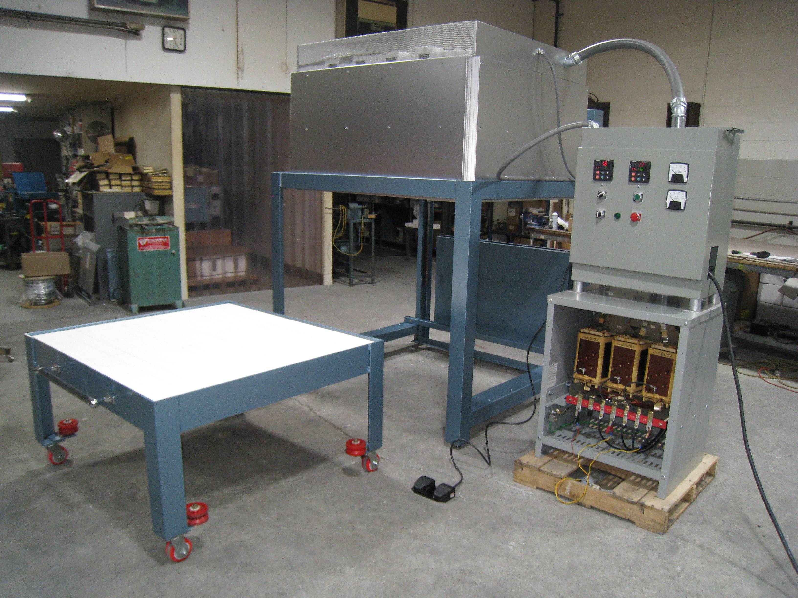 Custom made for ceramics manufacturer; Model 255K-cart